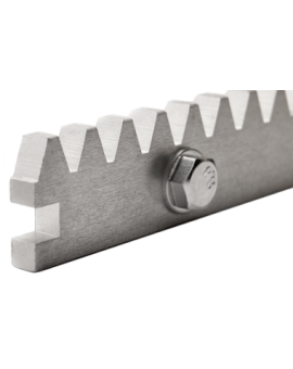 Listwa metalowa zębata z zamkiem galwanizowana do bramy 8x30x1000 mm